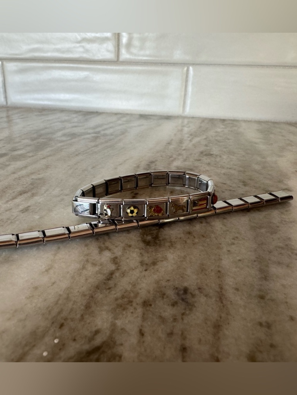 Italian Charm Bracelet & Extra Links